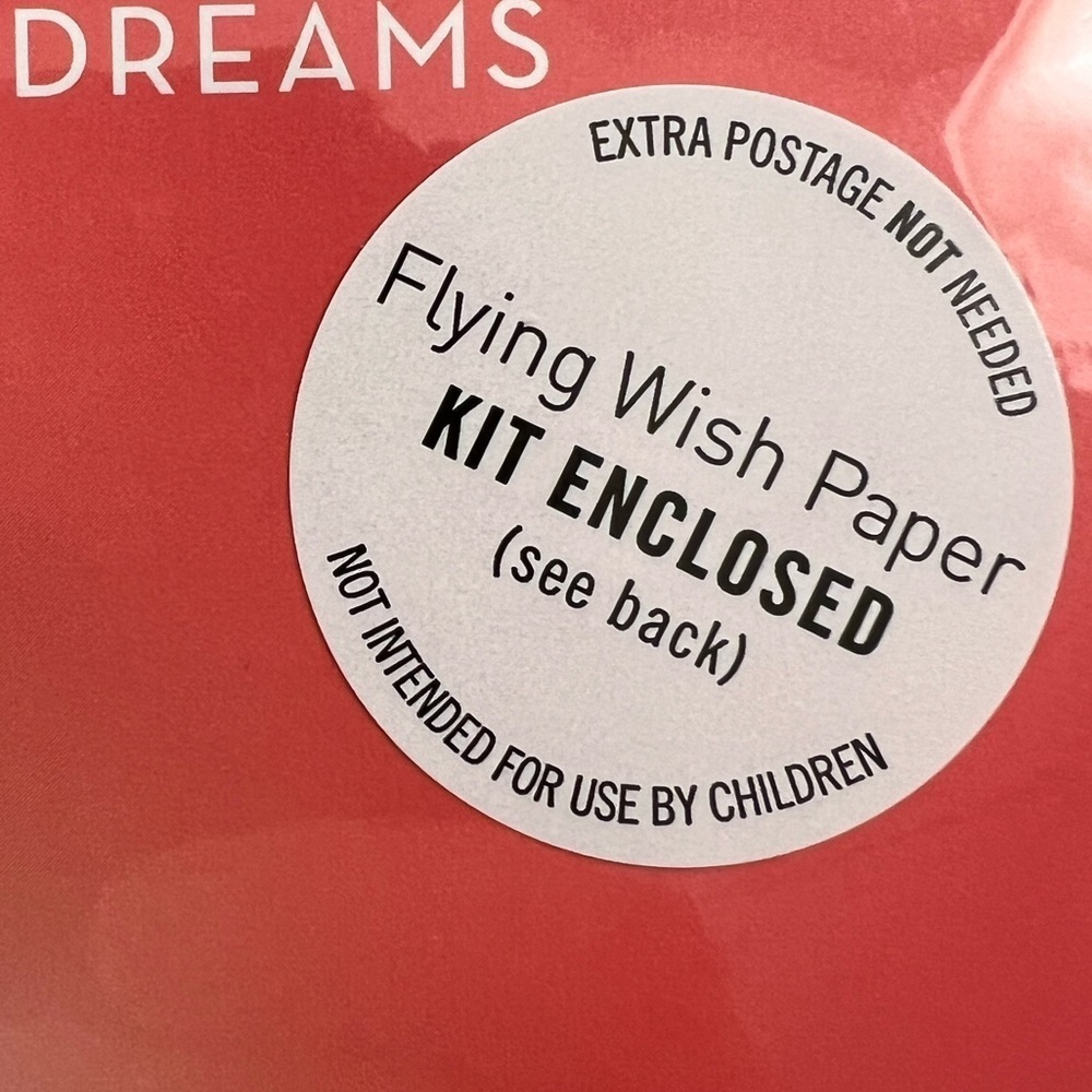 Flying Wish Paper "Wishes and Dreams" Greeting Card Kit - Picture 2 of 6